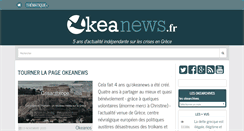 Desktop Screenshot of okeanews.fr