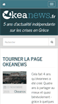 Mobile Screenshot of okeanews.fr
