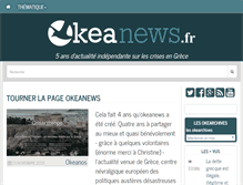 Tablet Screenshot of okeanews.fr